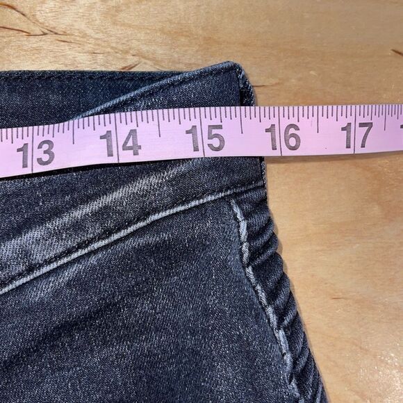 JeANS‎ Men’s  Patch Studded Plein Faded Skinny Distressed Jeans Black Size 30 - Picture 8 of 10